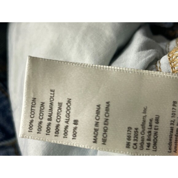 We The Free Crvy Jeans Womens 26 Heavily Distressed Jeans Button Fly High-rise - Picture 14 of 16